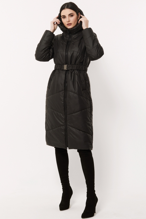 картинка Пальто-куртка "Черное" от Bazalini от магазина Одежда+