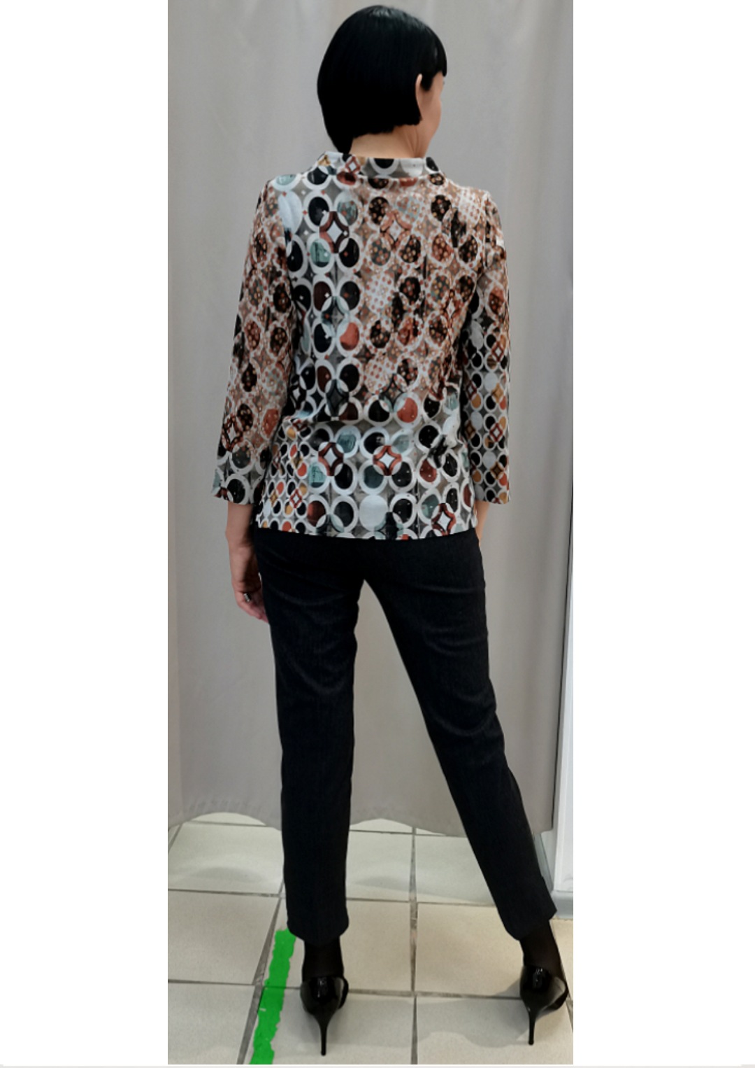 Блуза в кружок от И.Мода в Тюмени