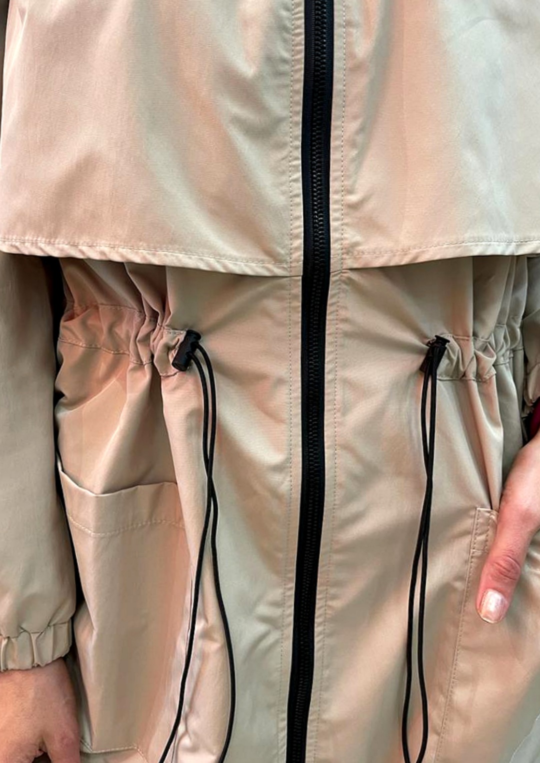 Пальто-ветровка  бежевая  от Э.Мода в интернет магазине