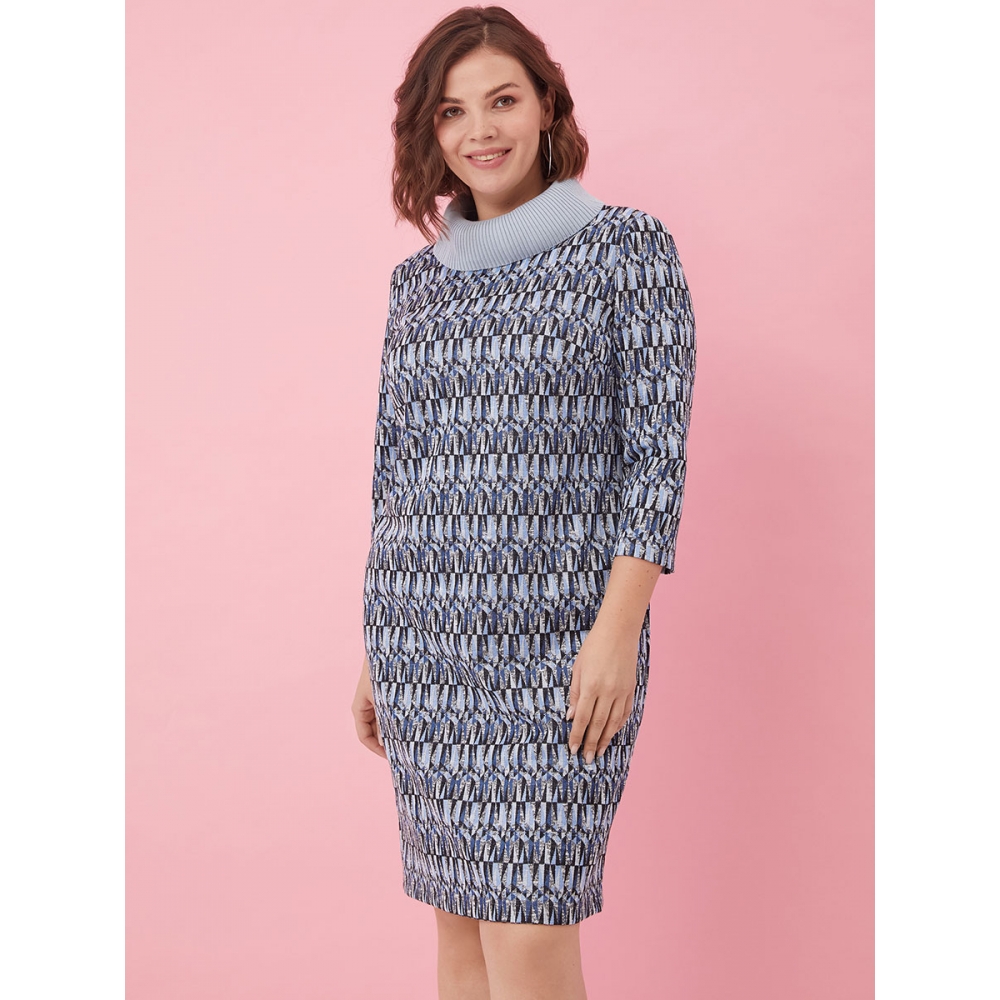 Платье "Серо-голубое" от И.Мода в интернет магазине