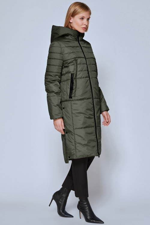 картинка Пальто оливковое от Bazalini от магазина Одежда+